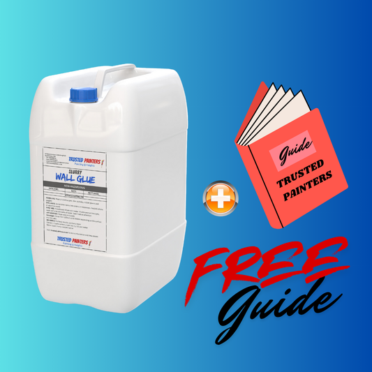 Slurry wall glue for water damage walls, remove cracks, peeling paint and waterproof your boundary walls