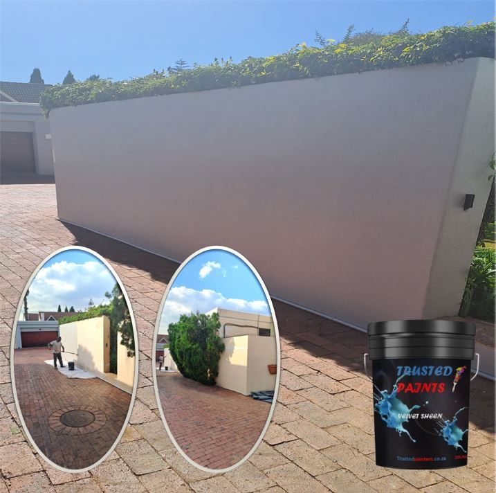 trusted velvet sheen paint for exterior boundary walls