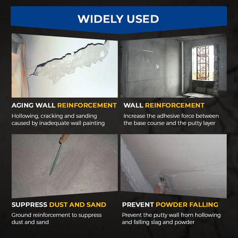 SLURRY SEAL: WALL GLUE! No More: Cracks, Leaks!