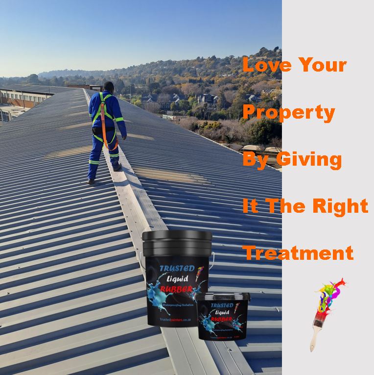liquid rubber waterproofing, the best waterproofing for commercial IBR roofs