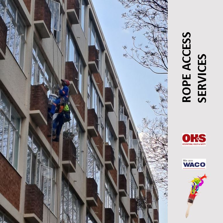 trusted painters rope access services, rope access for painting at heights and window cleaning
