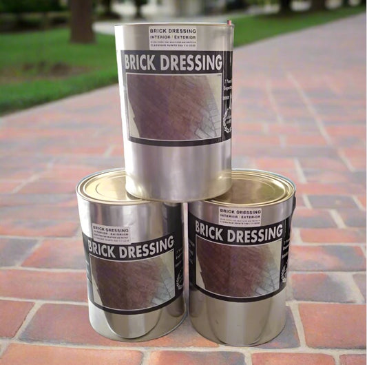 Brick dressing to seal bricks, the ultimate brick and stone sealer, the ultimate brick varnish.