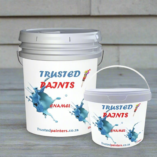 trusted paints enamel- water based enamel 20l and 5l